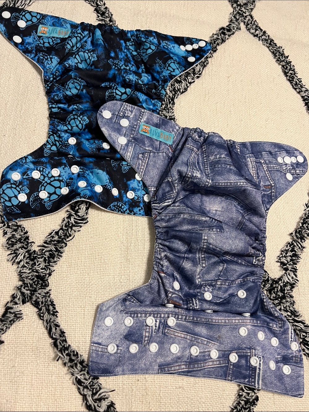 Alva Baby OS Snap Pocket Diapers with Inserts - Picture 7 of 8